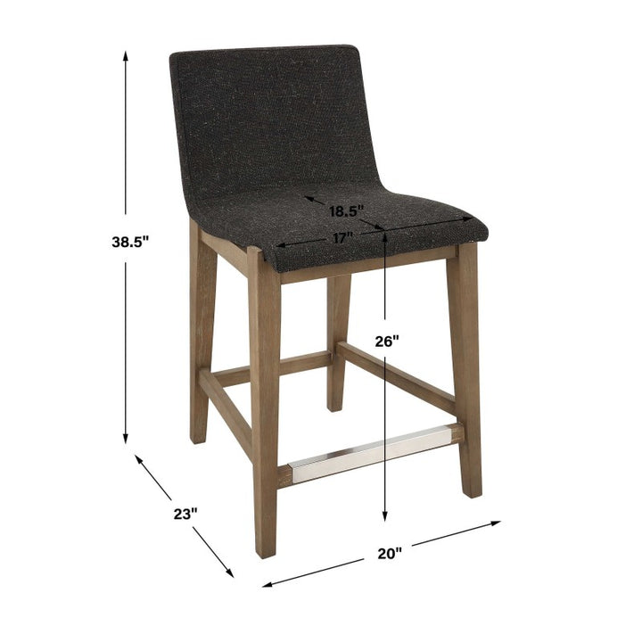 Klemens - Counter Stool - Chocolate
