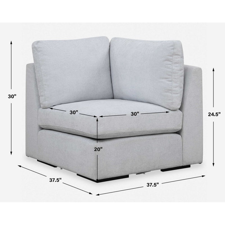 Refuge - Cloud Blue Corner Sofa