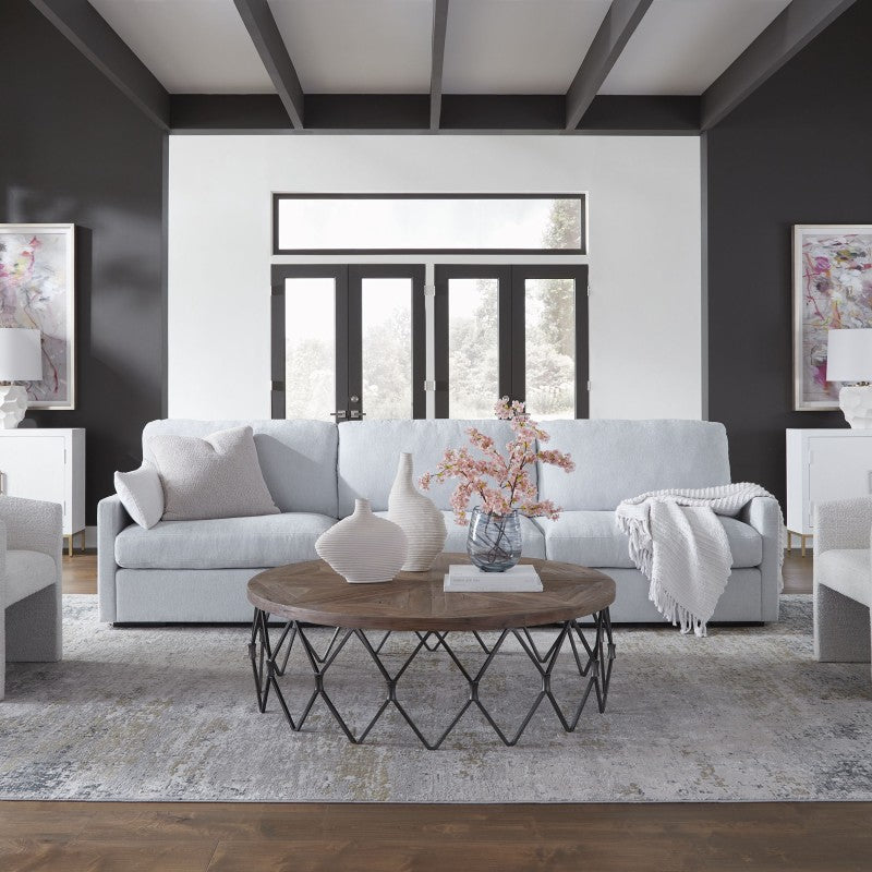 Refuge - Cloud Blue Right Arm Facing Sofa