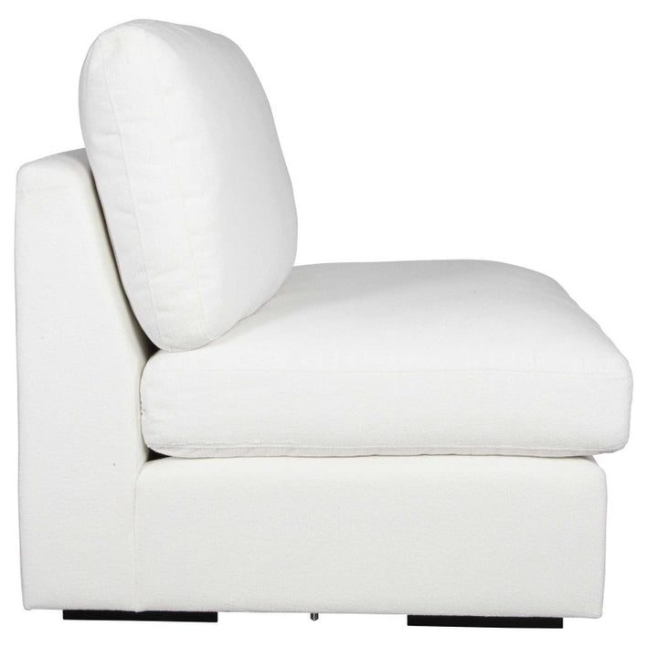 Refuge - Armless Arctic White Sofa