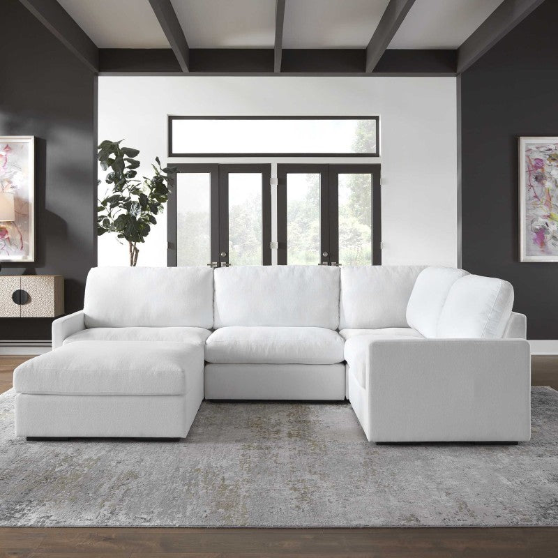 Refuge - Arctic White Sofa Ottoman