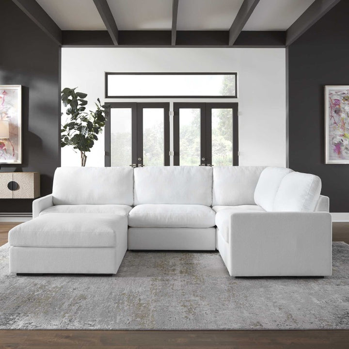 Refuge - Arctic White Sofa Ottoman