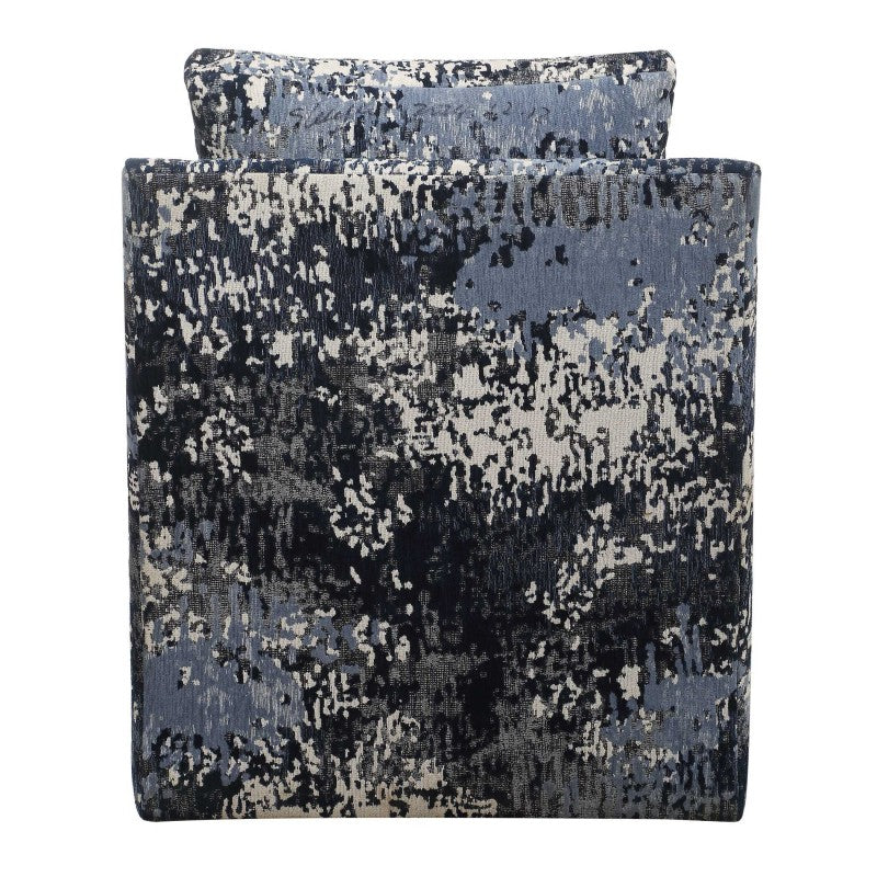 Tisdell - Patterned Swivel/Glider - Blue