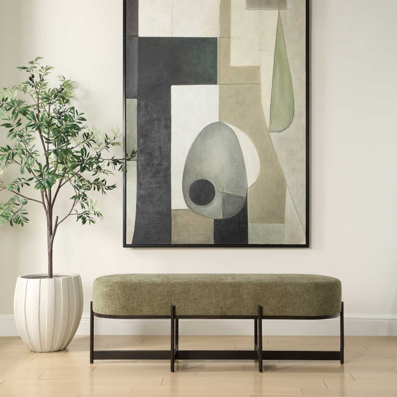 Merino - Fabric Bench - Moss