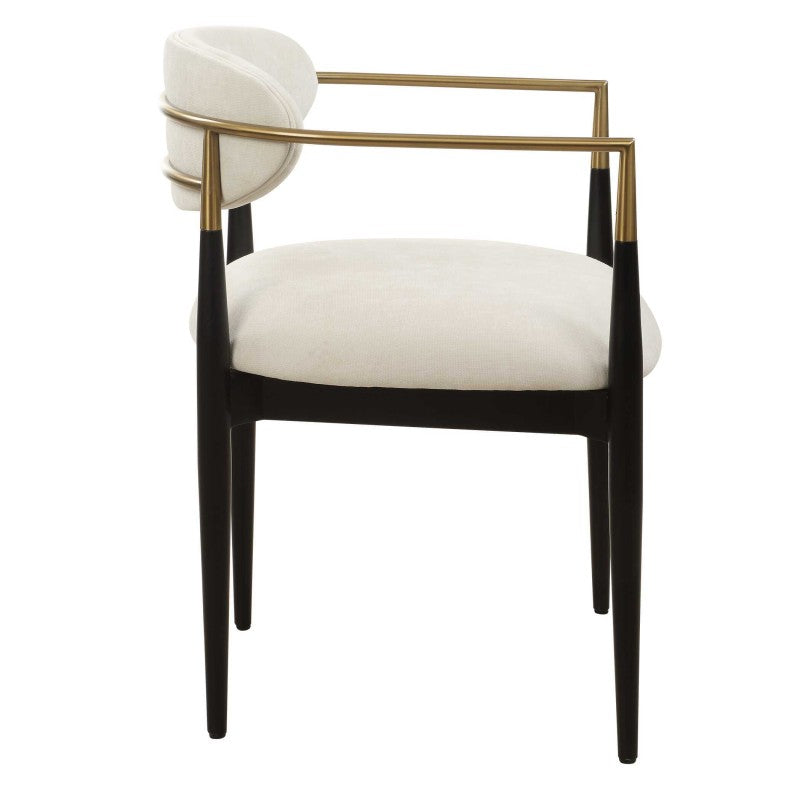 Moxie - Dining Arm Chair - White