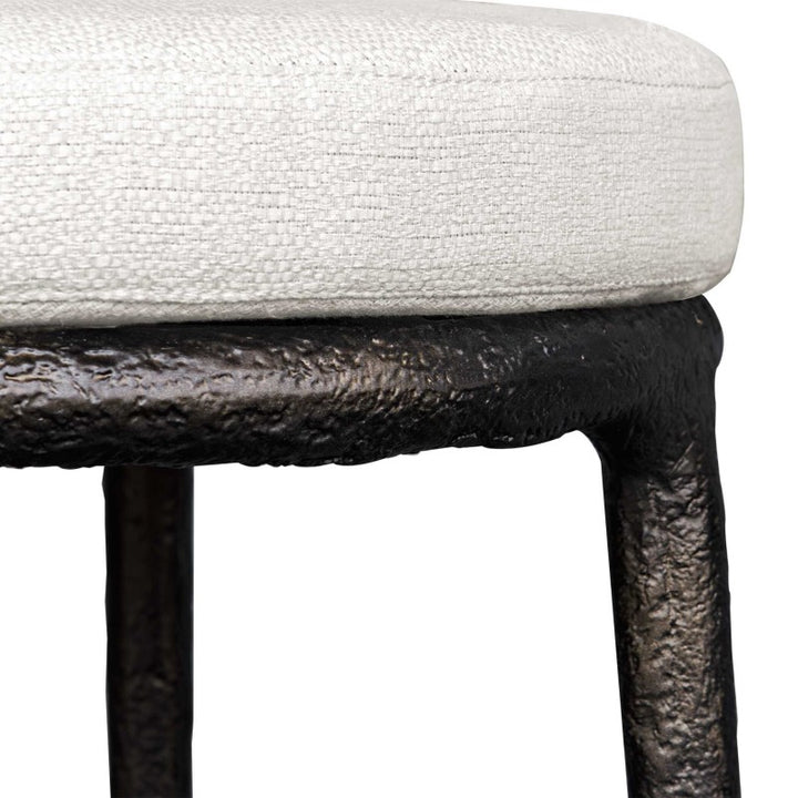 Thayer - Outdoor Counter Stool - Black / White