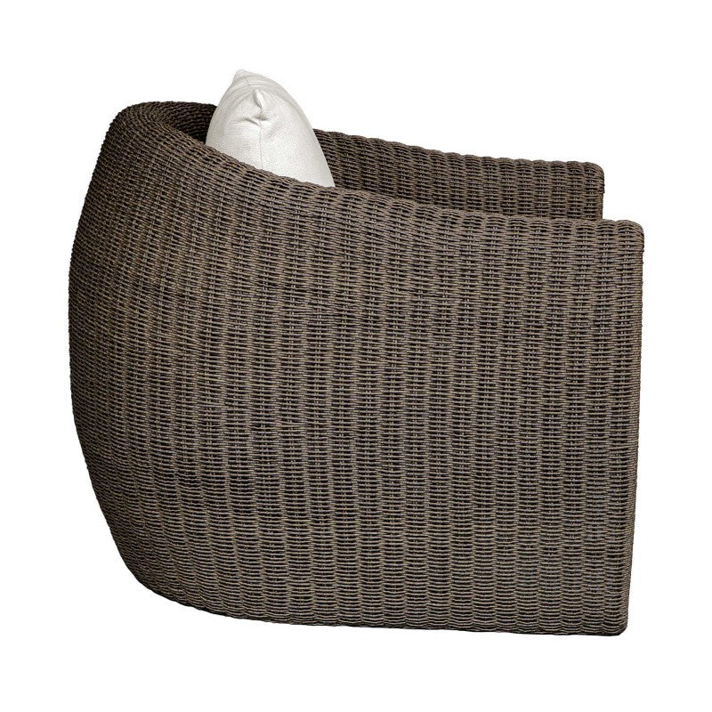 Tropic - Outdoor Lounge Chair - Brown / White