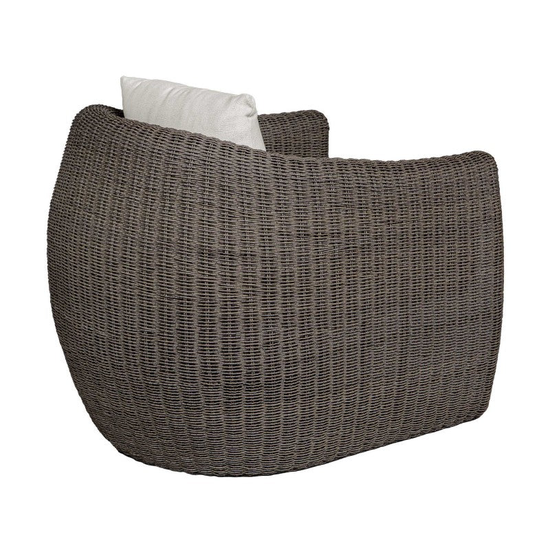 Tropic - Outdoor Lounge Chair - Brown / White