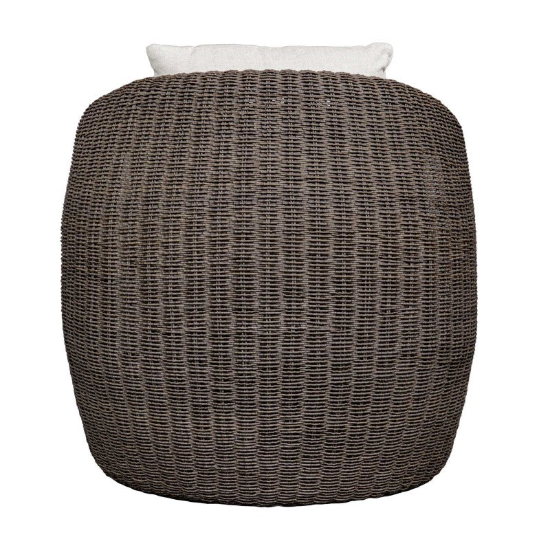 Tropic - Outdoor Lounge Chair - Brown / White
