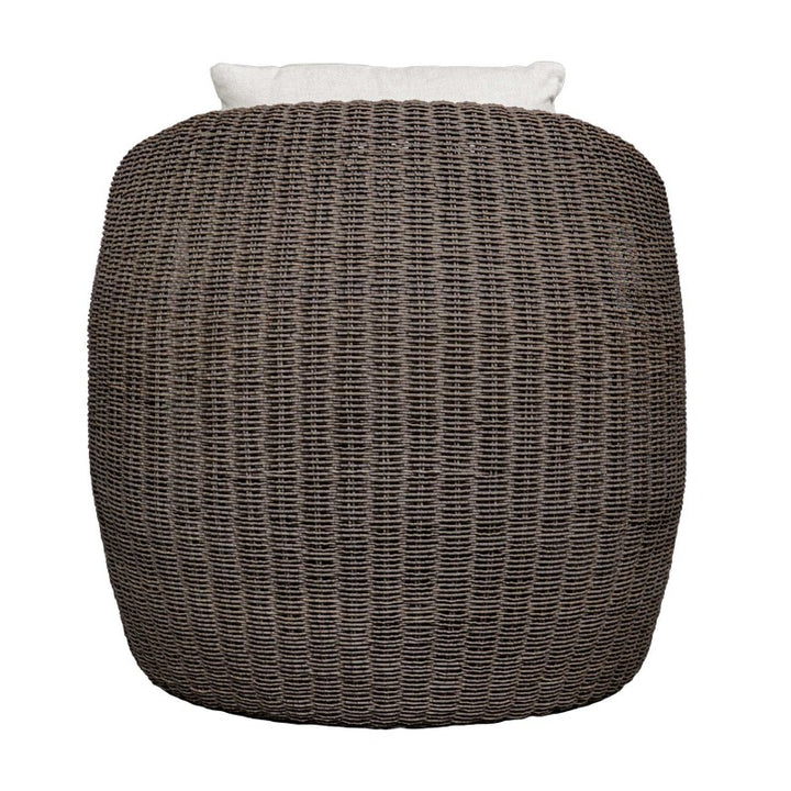 Tropic - Outdoor Lounge Chair - Brown / White