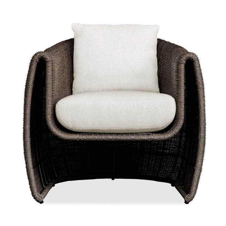Tropic - Outdoor Lounge Chair - Brown / White