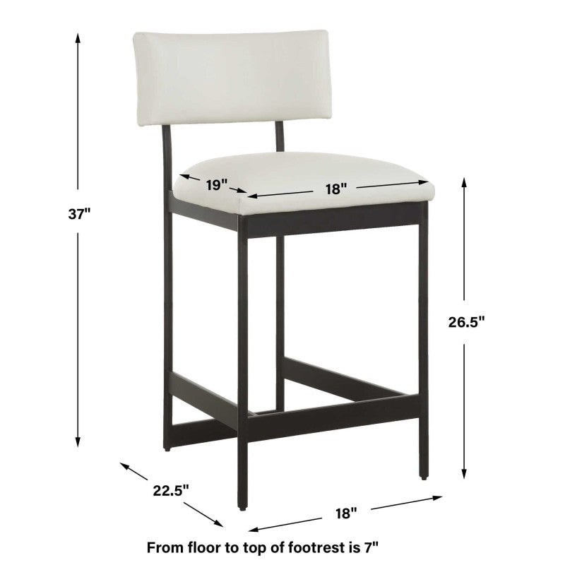 Apsley - Counter Stool - Black