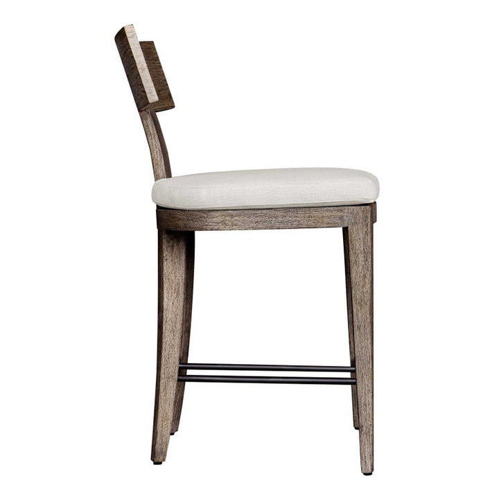 Cellini - Outdoor Counter Stool - Brown / White