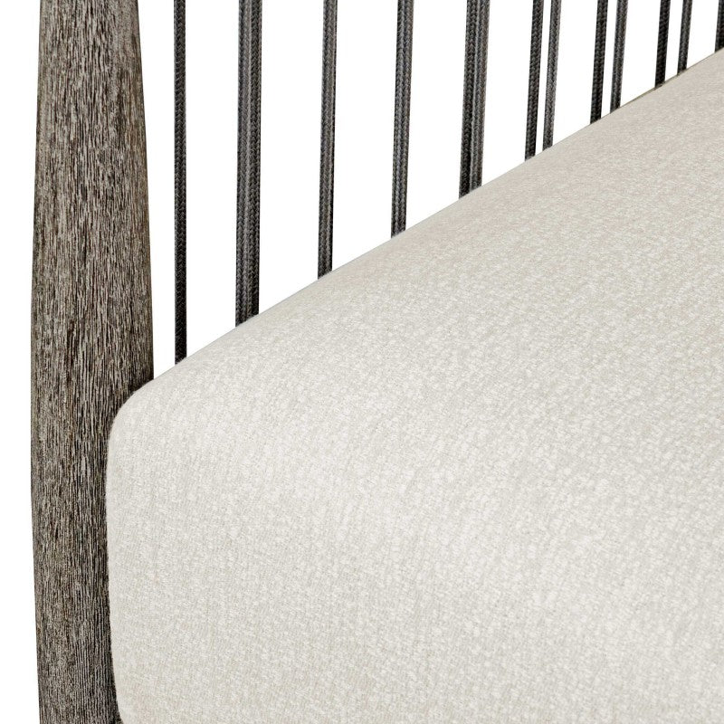 Borneo - Outdoor Lounge Chair - White / Dark Gray