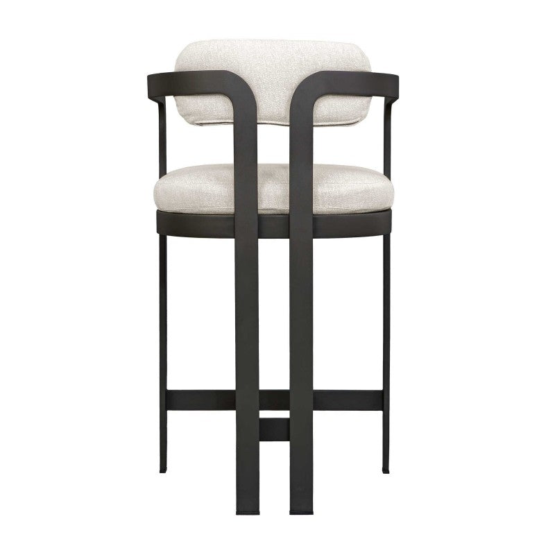 Kalmar - Outdoor Counter Stool - Black / White