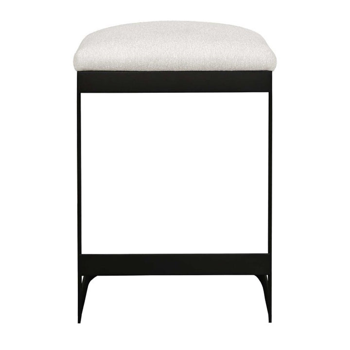 Maude - Outdoor Counter Stool - White / Black