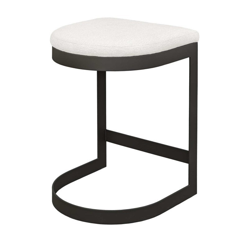 Maude - Outdoor Counter Stool - White / Black