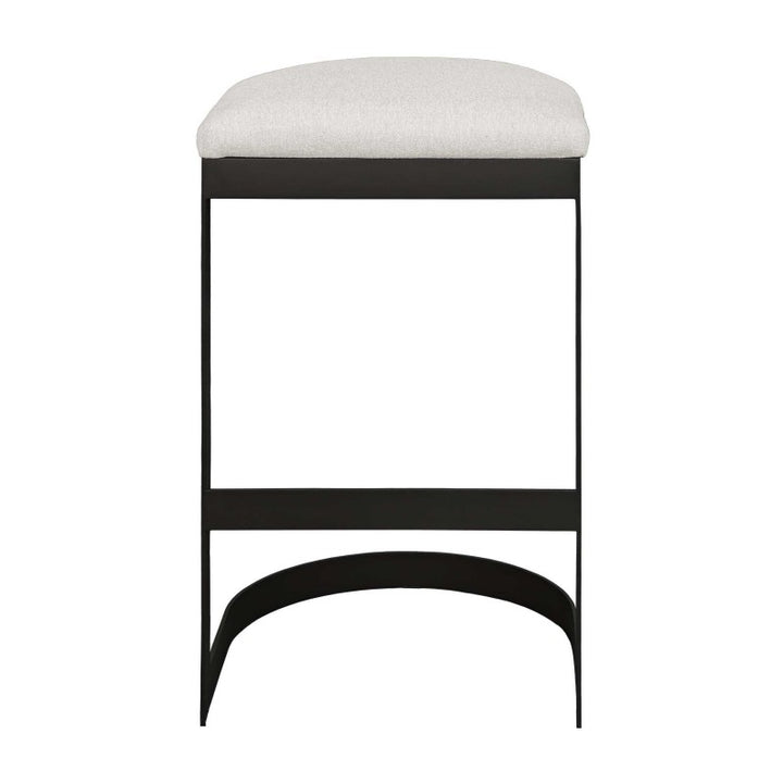 Maude - Outdoor Bar Stool - White / Black