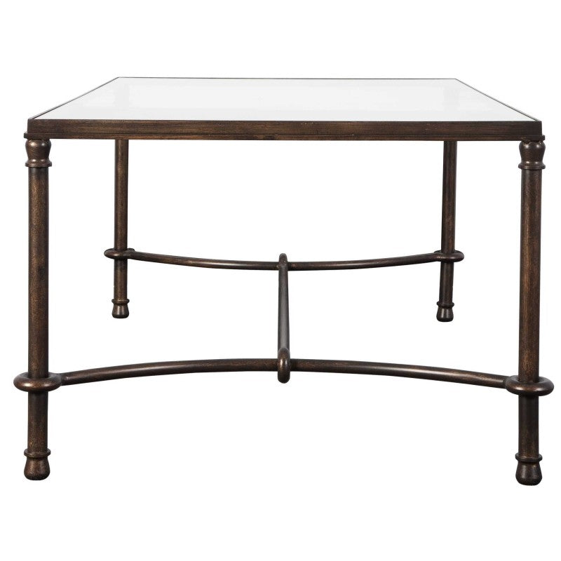 Warring - Iron Coffee Table - Dark Brown