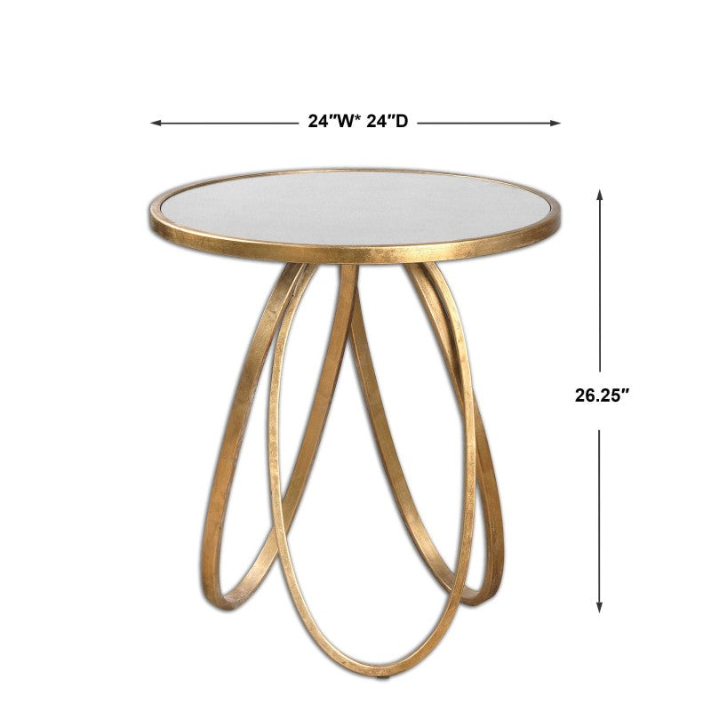Montrez - Side Table - Gold