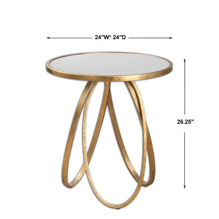 Montrez - Side Table - Gold