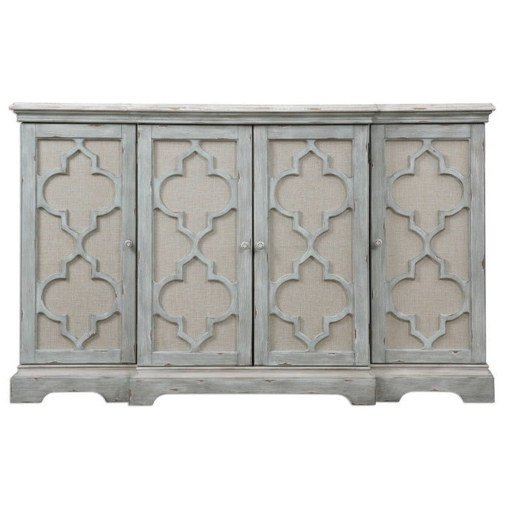 Sophie - 4 Door Cabinet - Gray