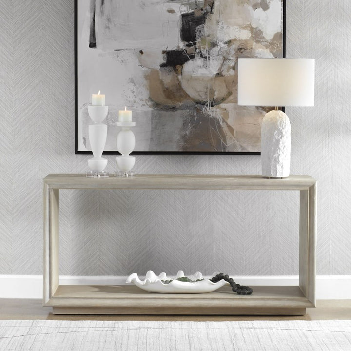 Prism - Light Oak Console Table