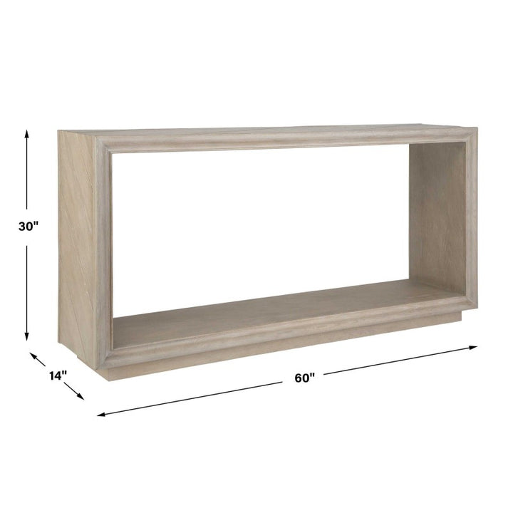 Prism - Light Oak Console Table