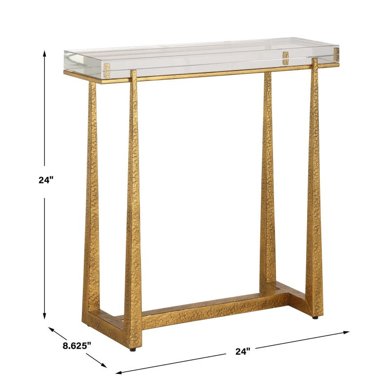 Midas - Thick Crystal Accent Table