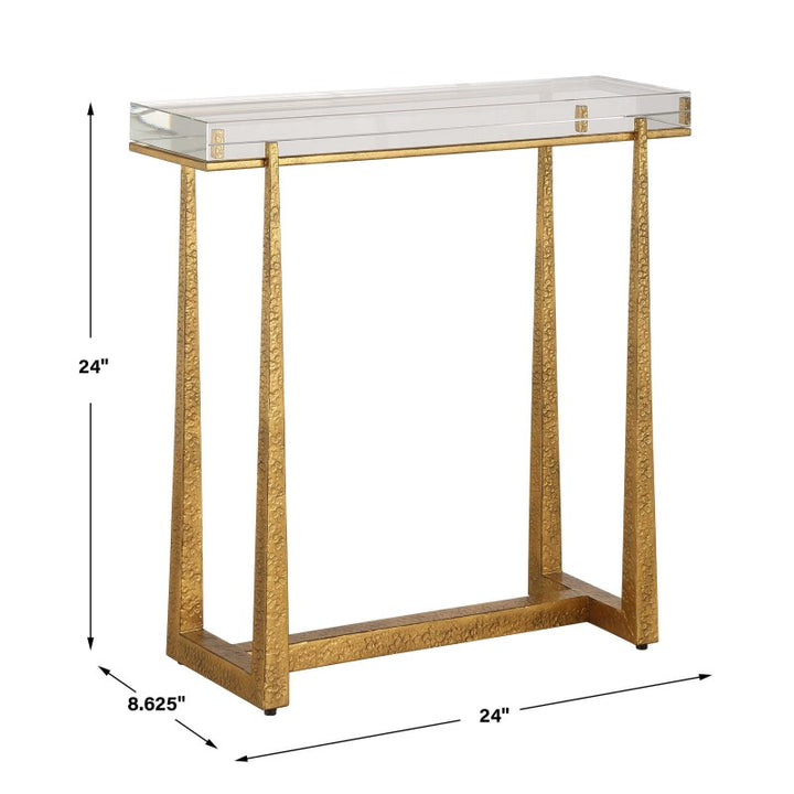 Midas - Thick Crystal Accent Table