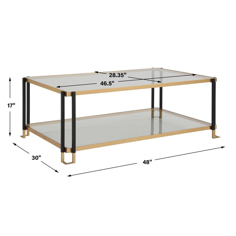 Kentmore - Glass Coffee Table