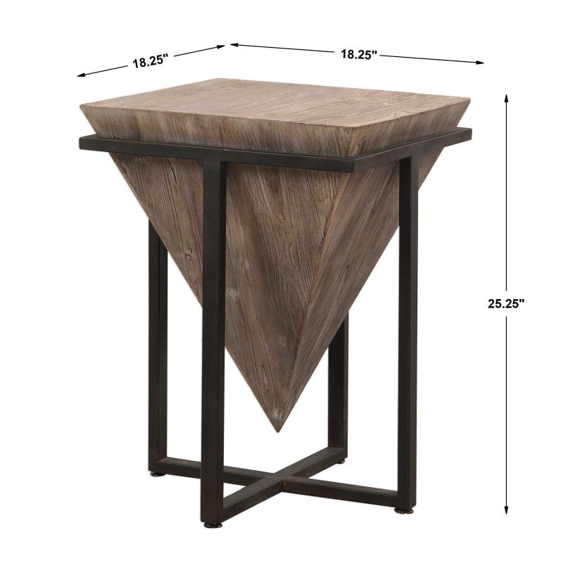 Bertrand - Wood Accent Table - Light Brown