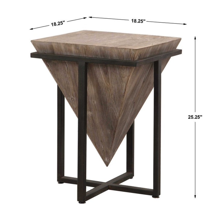 Bertrand - Wood Accent Table - Light Brown