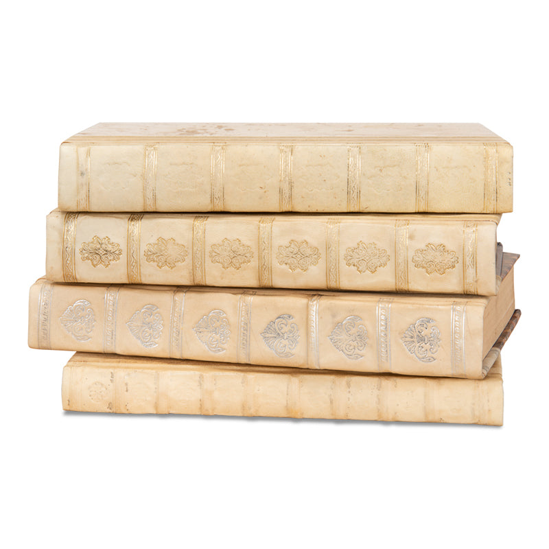 White Leather & Paper Books