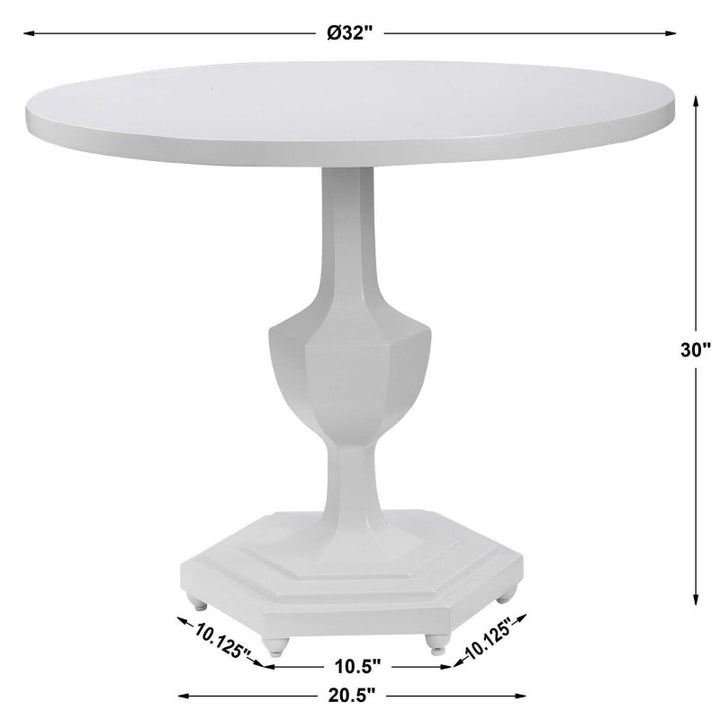 Kabarda - Foyer Table - White