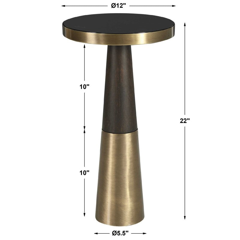 Fortier - Accent Table - Black