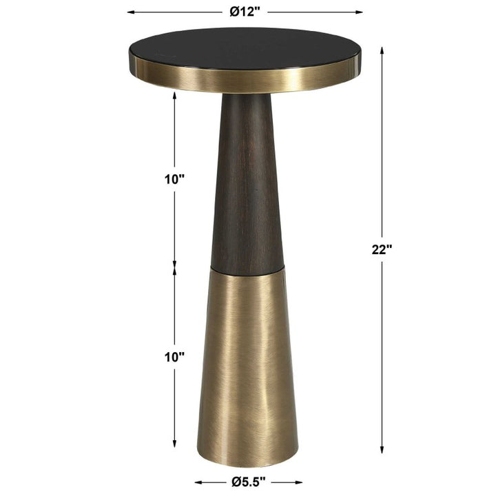 Fortier - Accent Table - Black