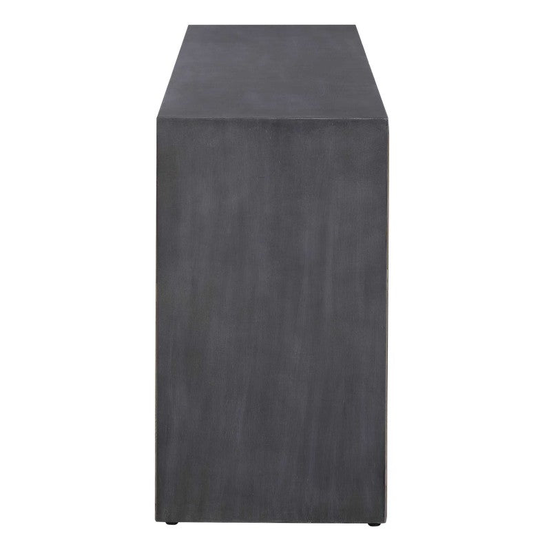 Vail - Reclaimed Wood Console Table - Dark Brown