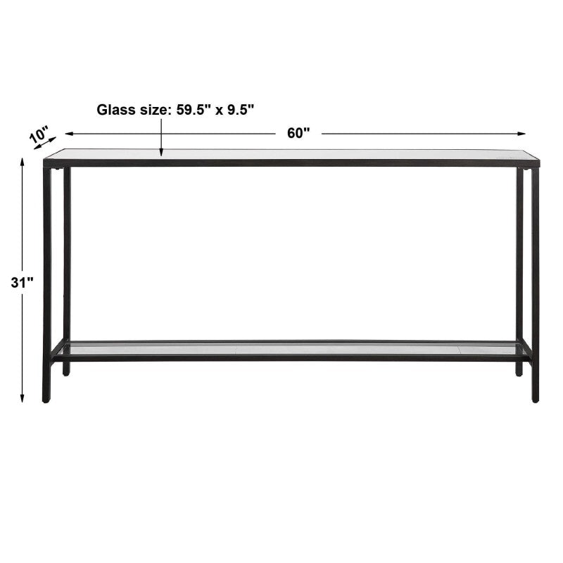 Hayley - Console Table - Black