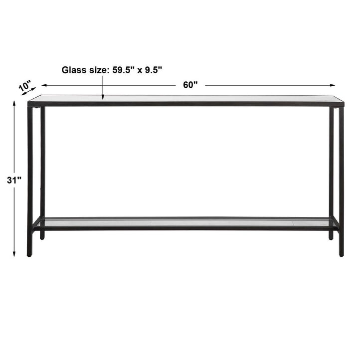 Hayley - Console Table - Black