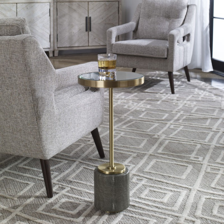 Laurier - Mirrored Accent Table - Gold