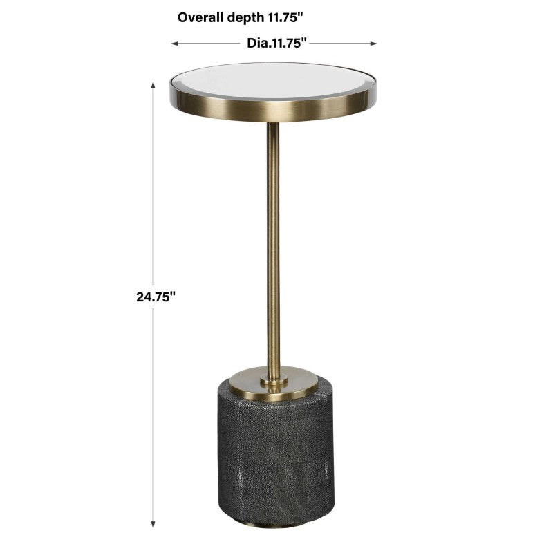 Laurier - Mirrored Accent Table - Gold
