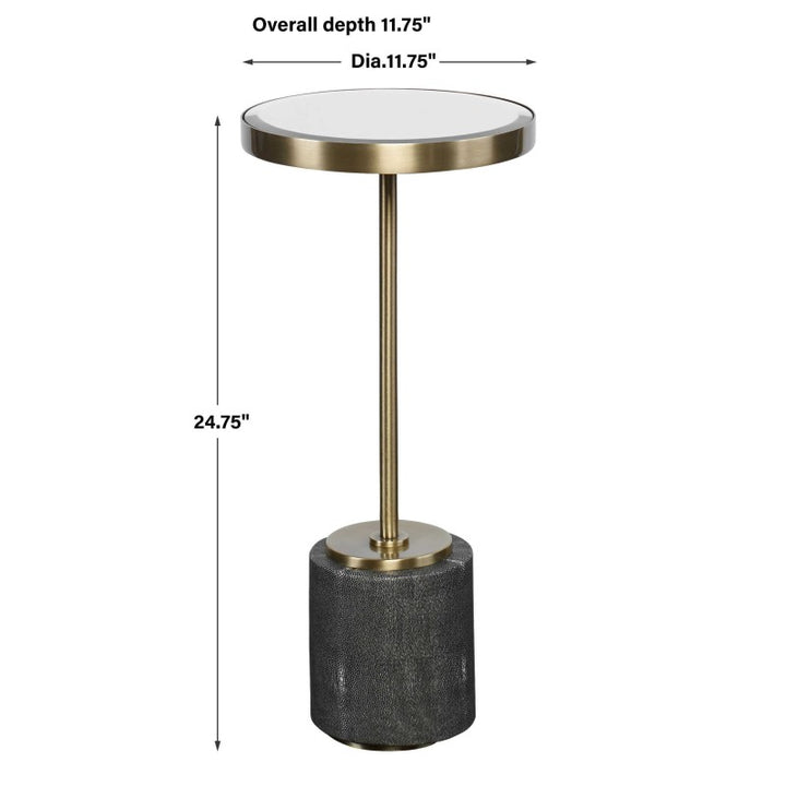 Laurier - Mirrored Accent Table - Gold