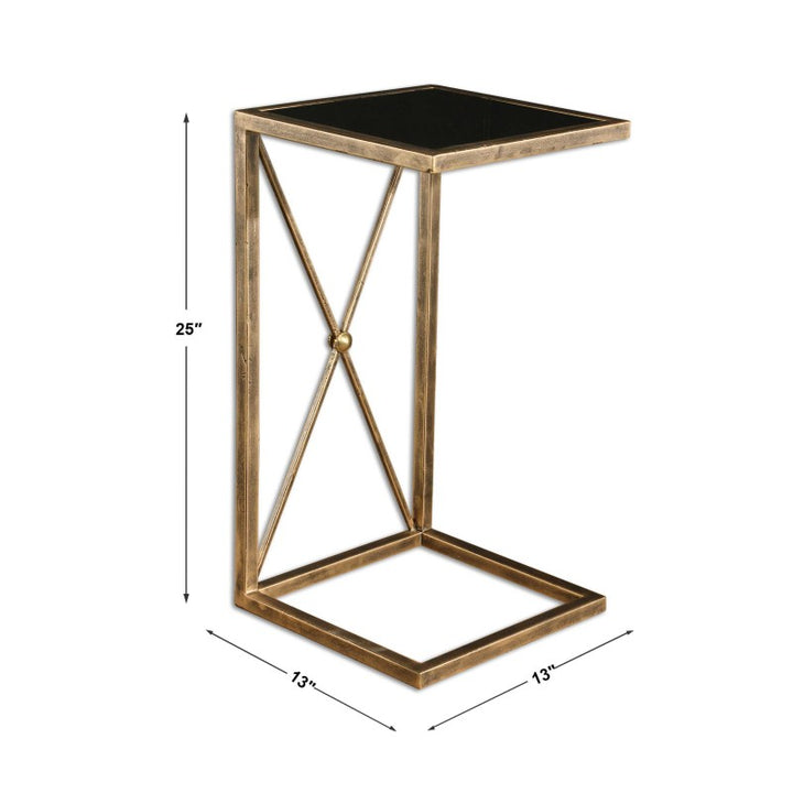 Zafina - Accent Table - Gold