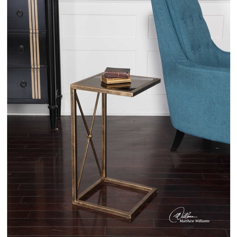 Zafina - Accent Table - Gold