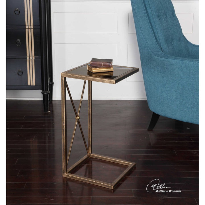 Zafina - Accent Table - Gold