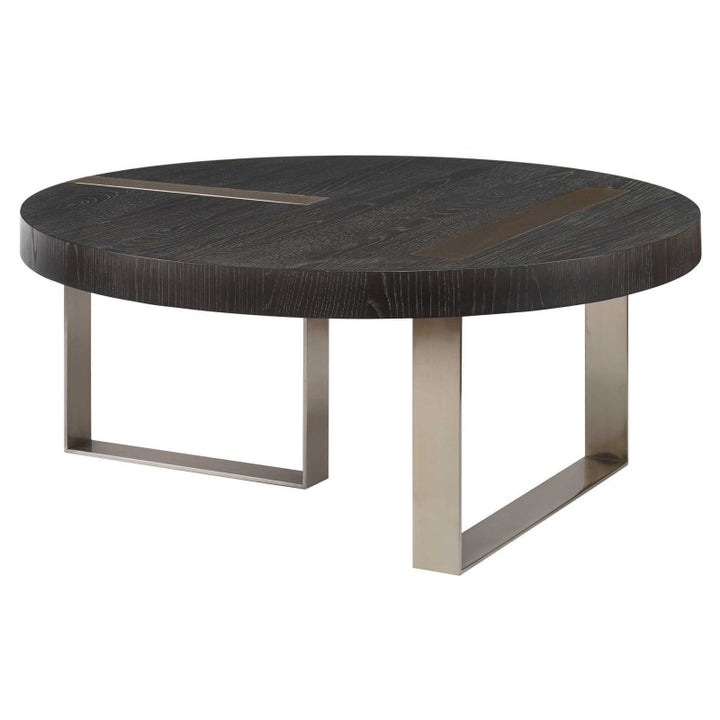 Converge - Round Coffee Table - Black