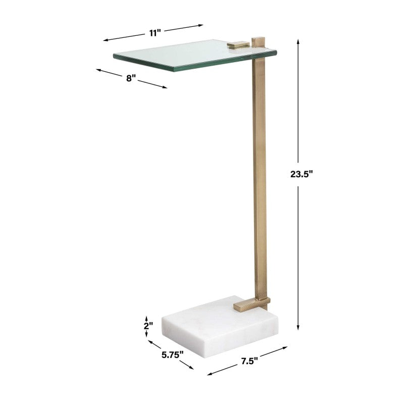 Butler - Accent Table - Brass