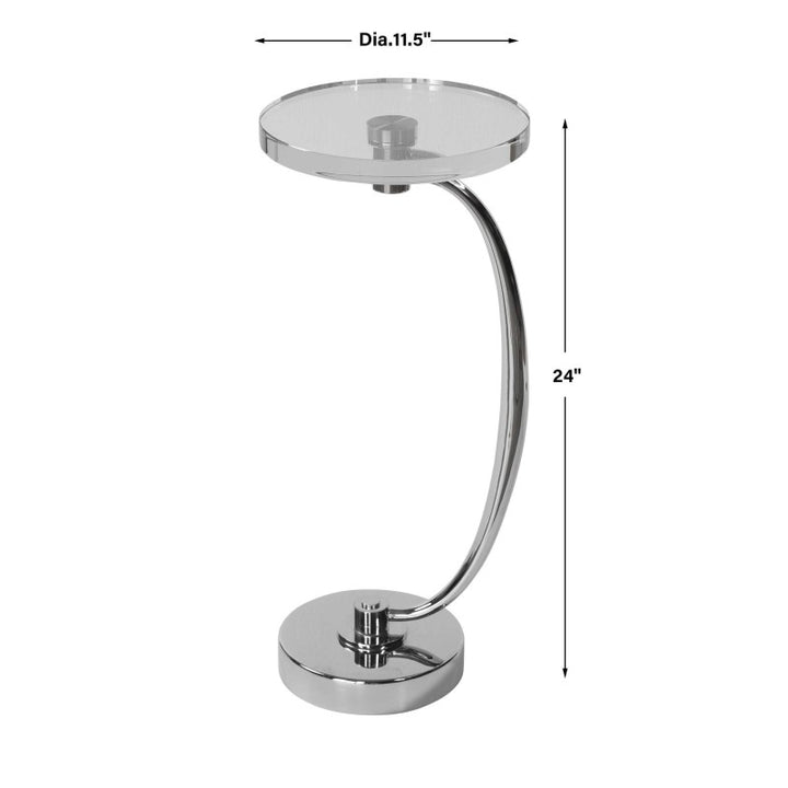 Waveney - Drink Table - Nickel