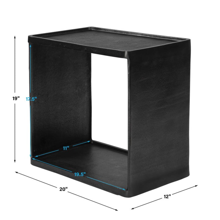 Derwent - Industrial Side Table - Black